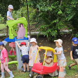 Fun in the garden.