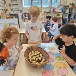 Look at the golden eggs we found.