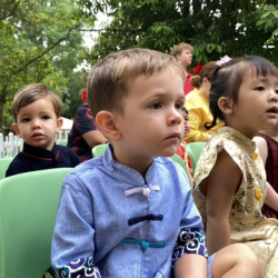 Fascinated by the lion dance!