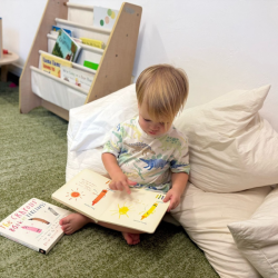 Max loves reading The Crayons’ series of books these days!