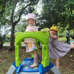 Catch me on the slide.