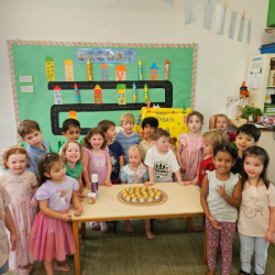 Celebrating Sophia R's birthday with her friends!
