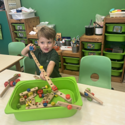 Leo built a grass cutter. 