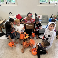 Trick or treating in Ms Rohini office!