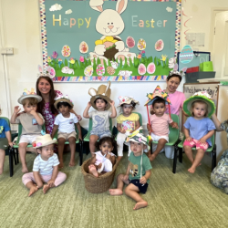 Class photo with our amazing Easter Bonnets!