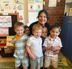 Archish’s mum (Upma) was our mystery reader