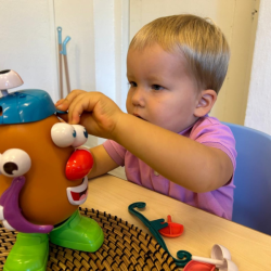 Noah’s favourite thing to play these days! Mr Potato!