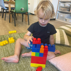 Stacking blocks time