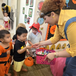 Trick or Treat in the Busy Bees class!